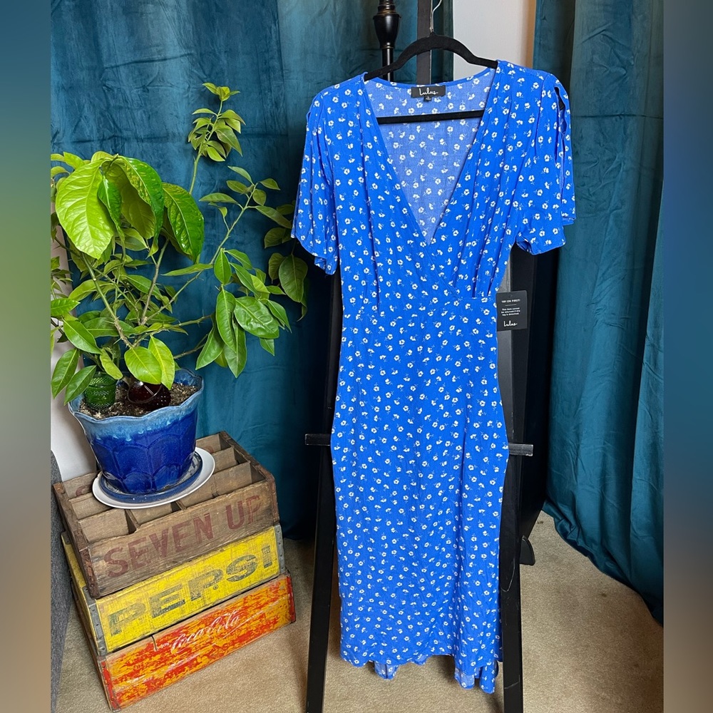 Lulu’s Size L Wrap Dress - New with Tags